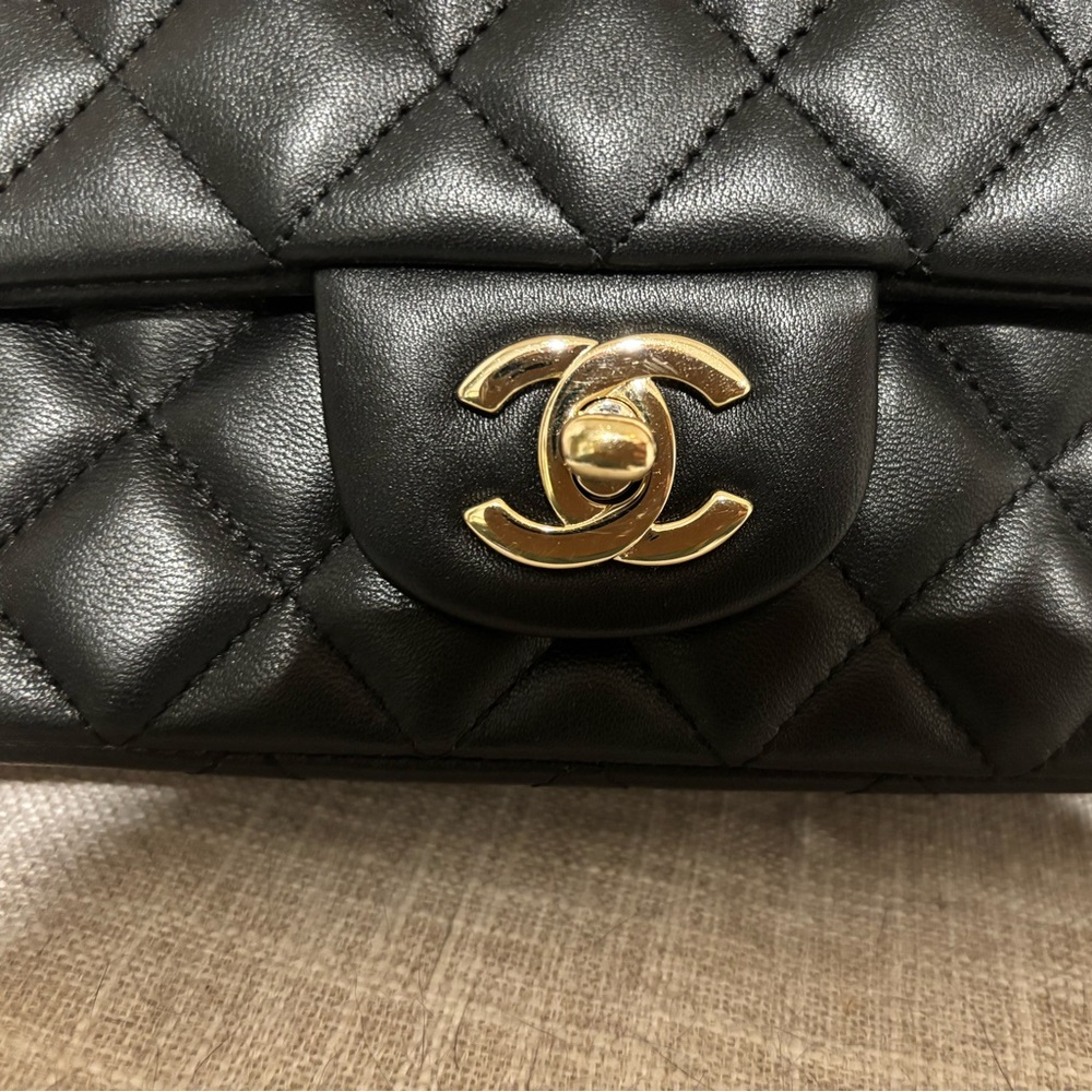 SOLD Chanel Black Mini Rectangular - Picture 2 of 16